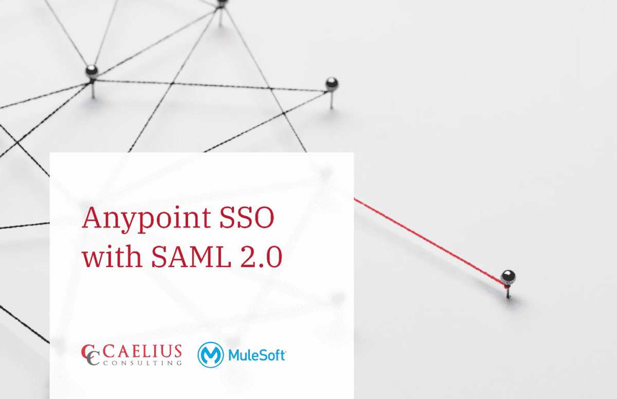 Anypoint SSO with SAML 2.0