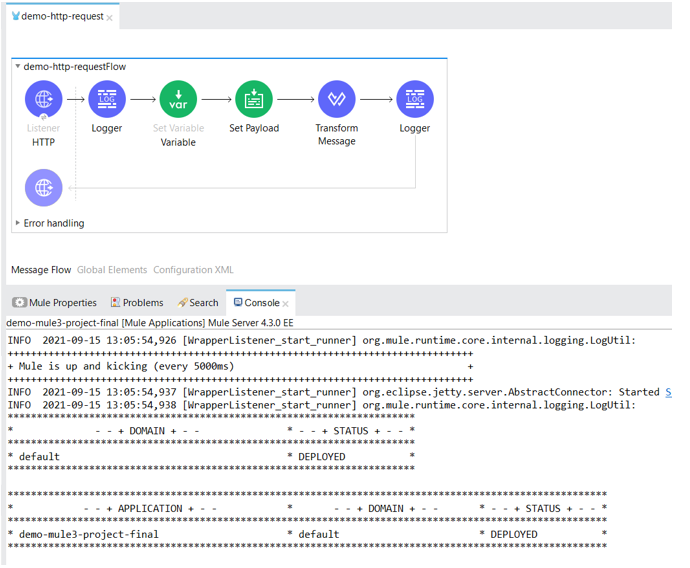 Mule 4 app migrated