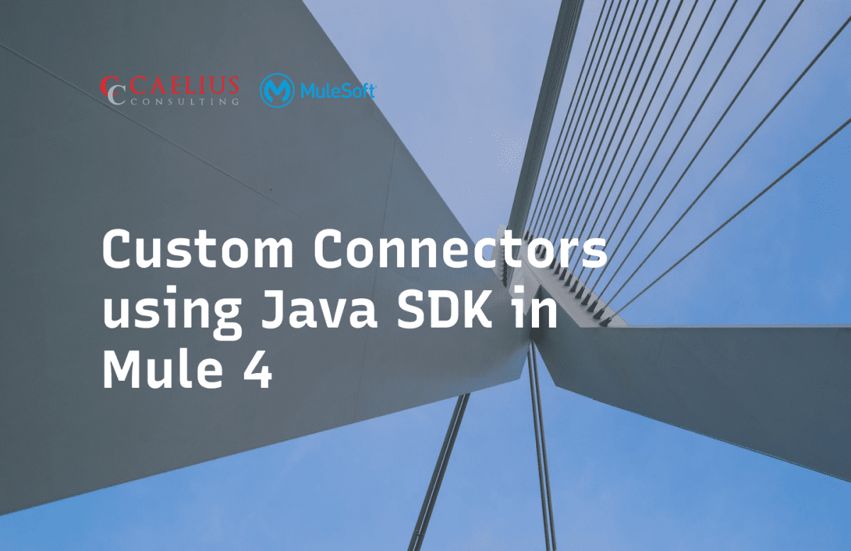 Custom Connectors using Java SDK in Mule 4