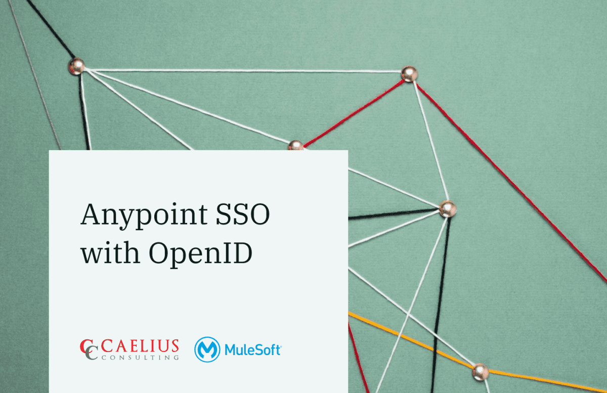 Anypoint SSO with OpenID